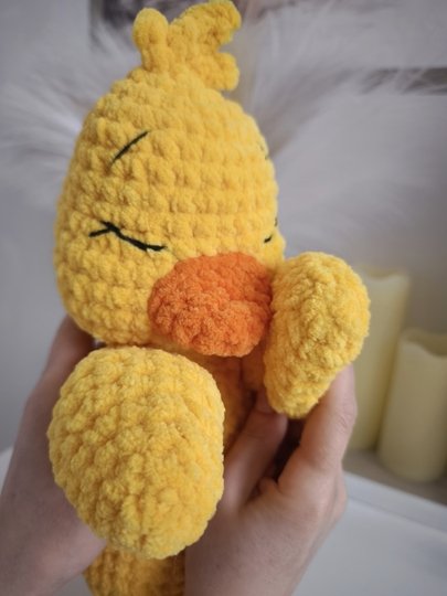 Lily Enten-Schmusetuch häkeln – Häkelanleitung für Baby Lovey