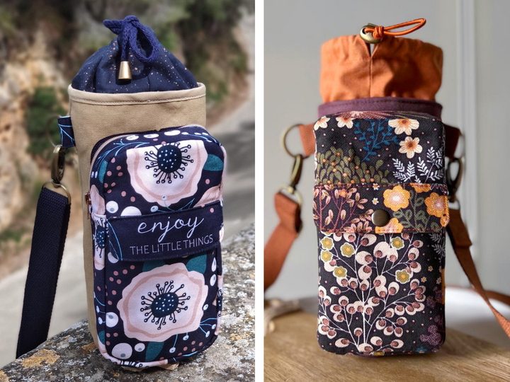 "Walking" Bottle Bag – PDF Pattern, Sewing Instructions & Video