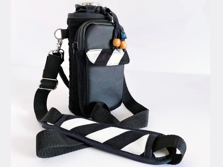 "Walking" Bottle Bag – PDF Pattern, Sewing Instructions & Video