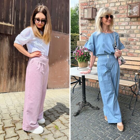 Schnittmuster Hose Alicia |Schnittmuster Hose Alicia | Gr. 34–48 (PDF) | Gr