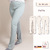 Mid-rise leggings with foldover waistband & flared leg – Petite sizes 30-48