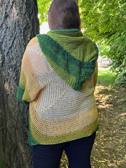 Crochet Pattern Shrug "Sylvan"