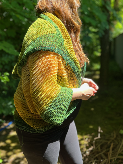 Crochet Pattern Shrug "Sylvan"