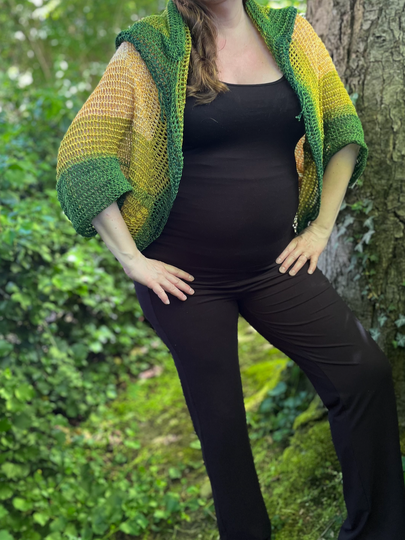 Häkelanleitung Shrug "Sylvan"