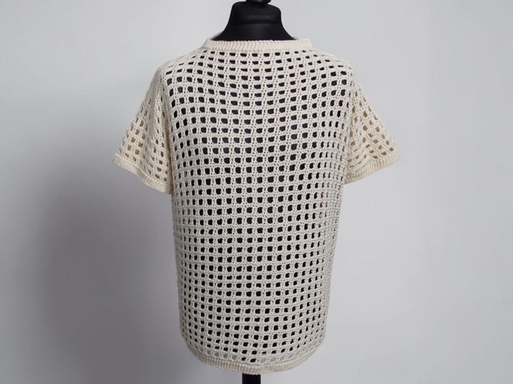 Häkelanleitung – Luftiger oversize Netzpullover 2 in 1 ,,Heel" unisex