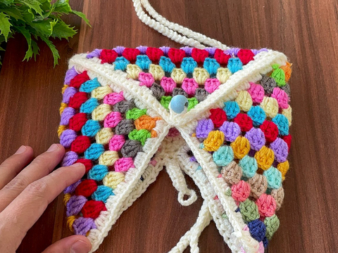Granny Square Bag - Crochet Crossbody Pattern PDF