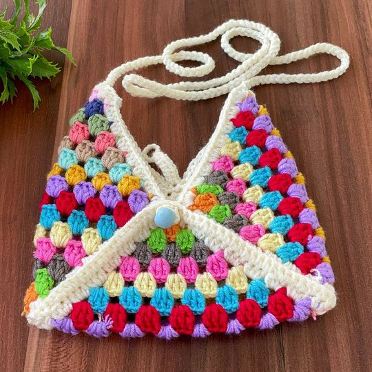 Granny Square Bag - Crochet Crossbody Pattern PDF