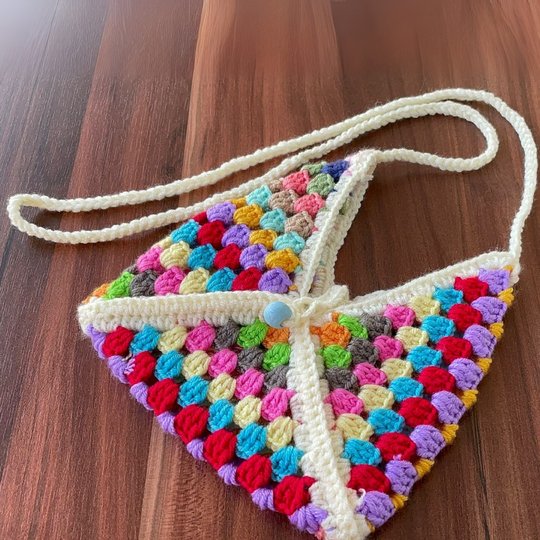 Granny Square Bag - Crochet Crossbody Pattern PDF