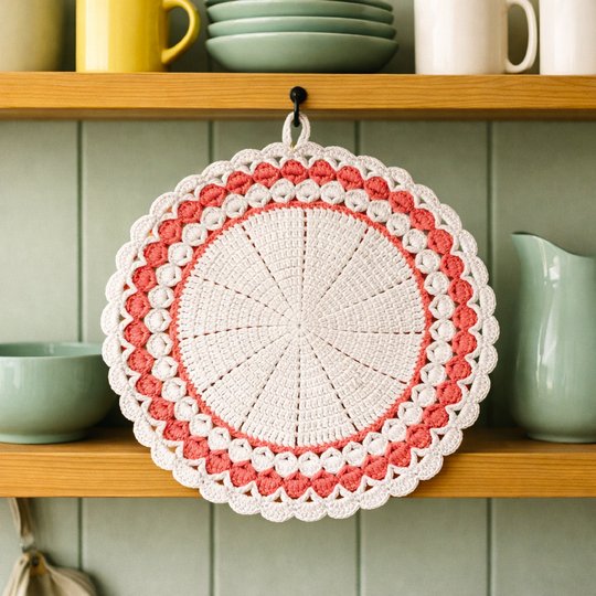 Round Placemat Crochet - Table Mat Pattern PDF