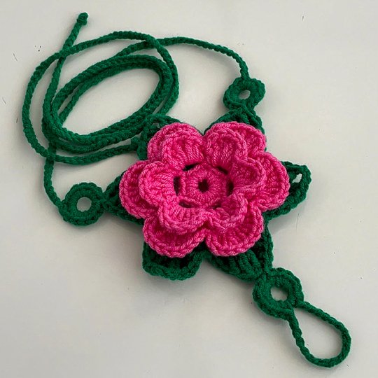 Floral Barefoot Sandals - Crochet Lace Up Pattern PDF
