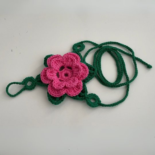 Floral Barefoot Sandals - Crochet Lace Up Pattern PDF