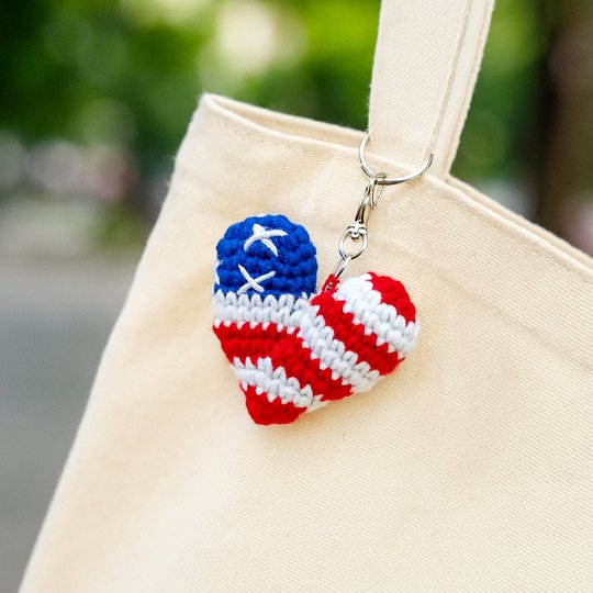 USA Heart Crochet - American Flag Pattern PDF