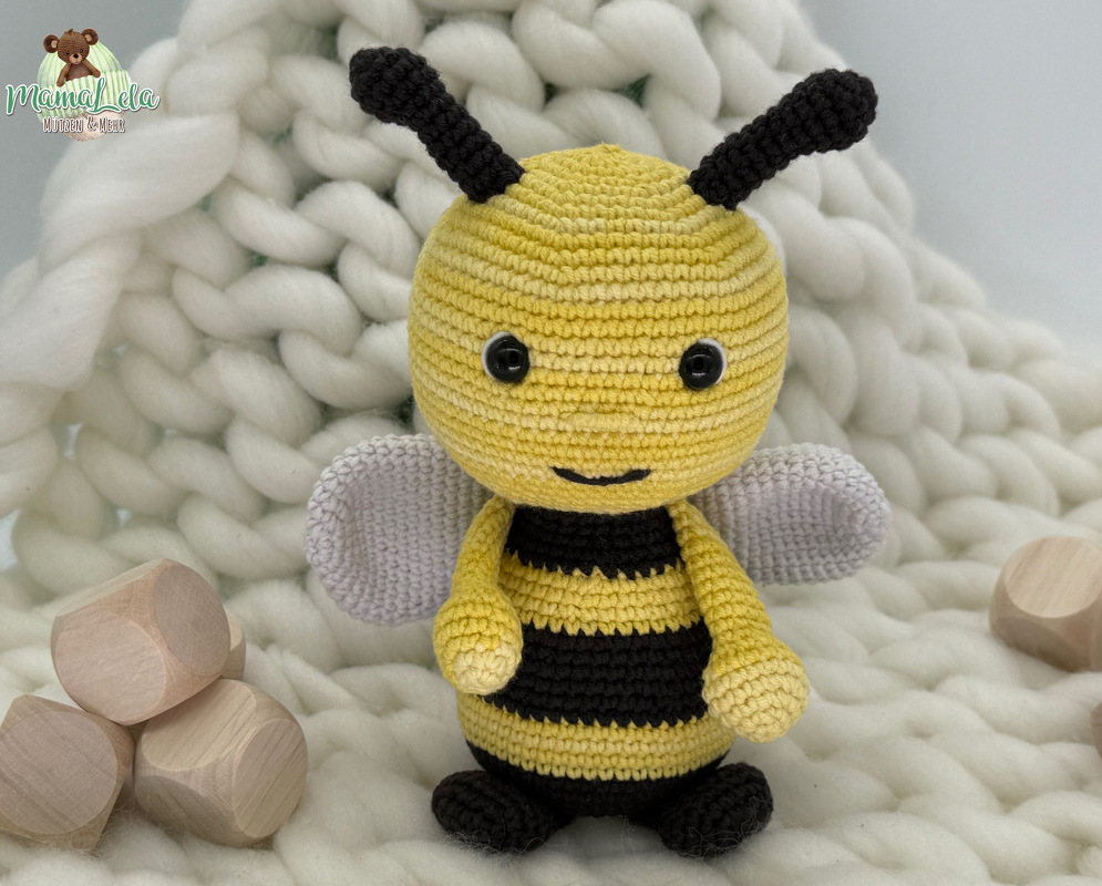 Kuschel Hummel, mini - Häkelanleitung