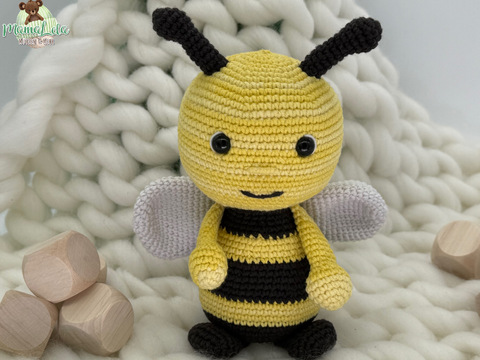 Kuschel Hummel, mini - Häkelanleitung