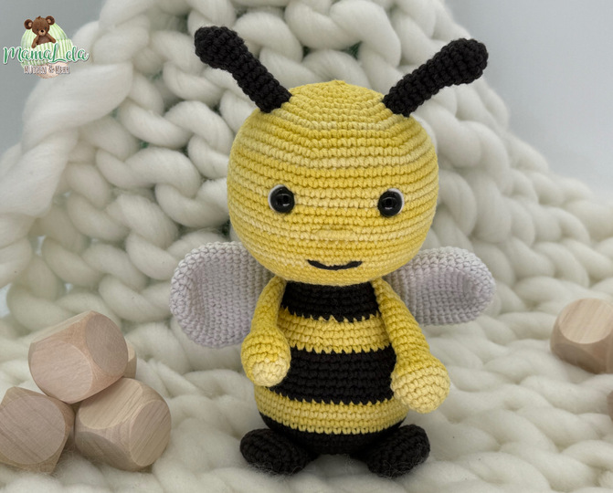 Kuschel Hummel, mini - Häkelanleitung