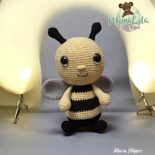 Kuschel Hummel, mini - Häkelanleitung