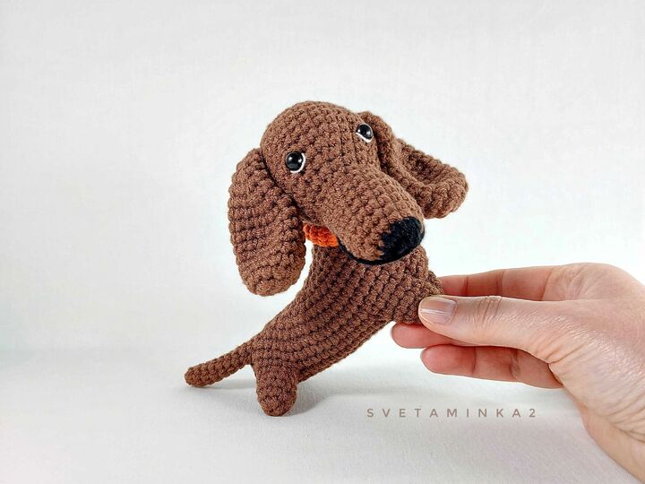 Crochet Dachshund Pattern PDF – Amigurumi Sausage Dog