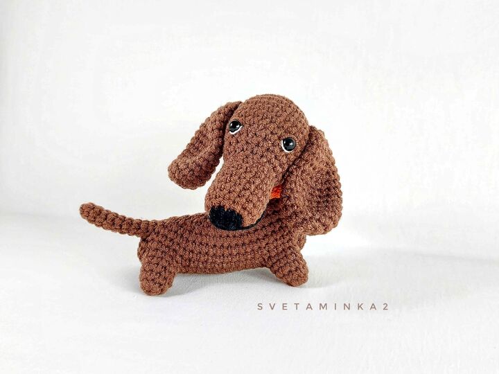Crochet Dachshund Pattern PDF – Amigurumi Sausage Dog