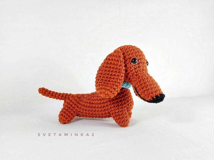 Crochet Dachshund Pattern PDF – Amigurumi Sausage Dog
