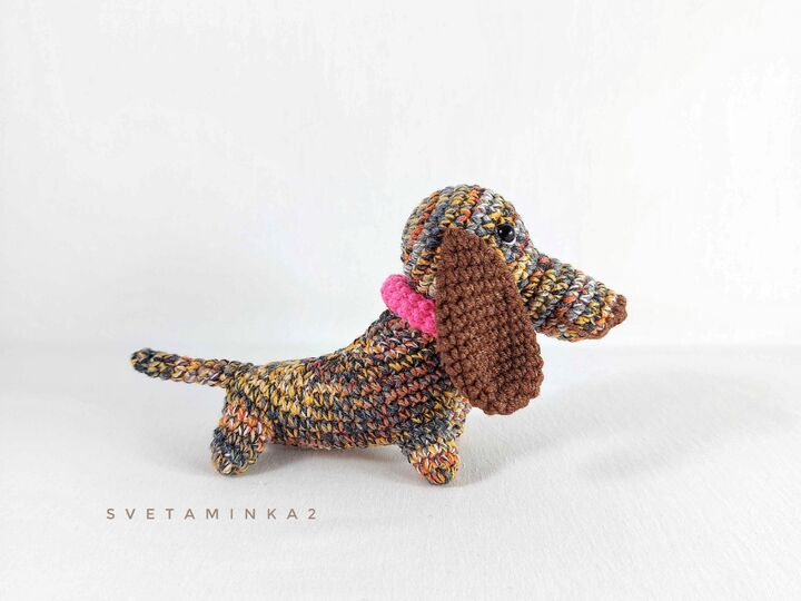 Crochet Dachshund Pattern PDF – Amigurumi Sausage Dog