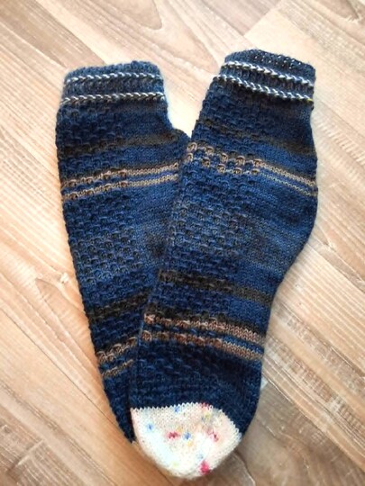 Fixe Quicky Ferse Sneaker Socken „Ephesus mit lettischem Zopf"