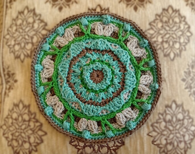 Häkelanleitung Mandala Meravigliosa Primavera