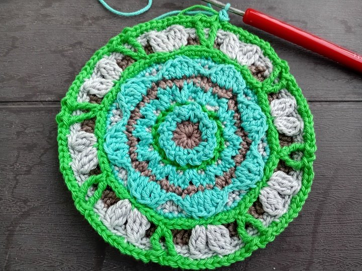 Häkelanleitung Mandala Meravigliosa Primavera