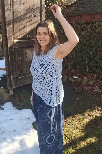 Tunika/Shirt/Kleid Soft Sunbeam, Häkelanleitung