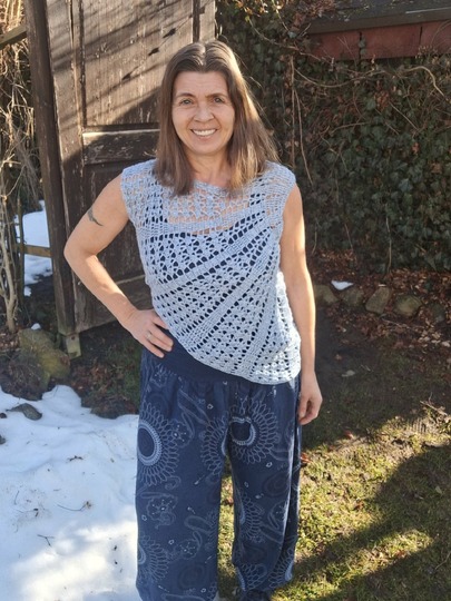 Tunika/Shirt/Kleid Soft Sunbeam, Häkelanleitung
