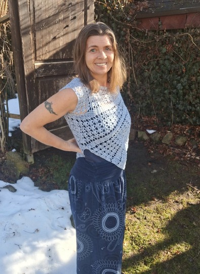 Tunika/Shirt/Kleid Soft Sunbeam, Häkelanleitung
