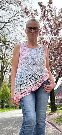 Tunika/Shirt/Kleid Soft Sunbeam, Häkelanleitung