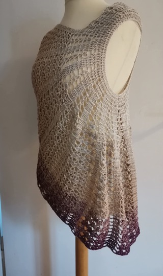 Tunika/Shirt/Kleid Soft Sunbeam, Häkelanleitung