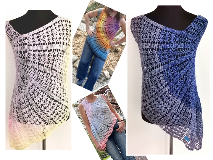 Tunika/Shirt/Kleid Soft Sunbeam, Häkelanleitung