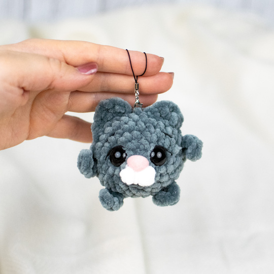 Pocket Puff Babies Crochet Pattern – Mini Bunny & Kitty Plush