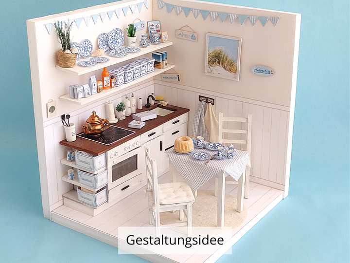 Miniaturzimmer 1:12 – Roombox zum Selberbauen