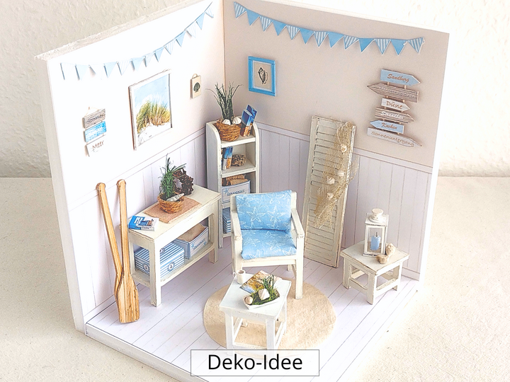Miniaturzimmer 1:12 – Roombox zum Selberbauen