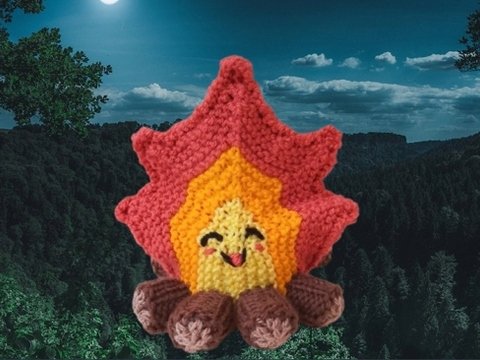 TeaCosyFolk's Summer Campfire Chocolate Orange Cosy Knitting Pattern