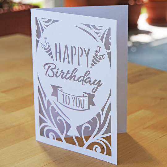 Birthday Card Cutting File