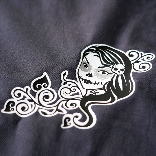 La Catrina Totenkopf Lady Plotterdatei