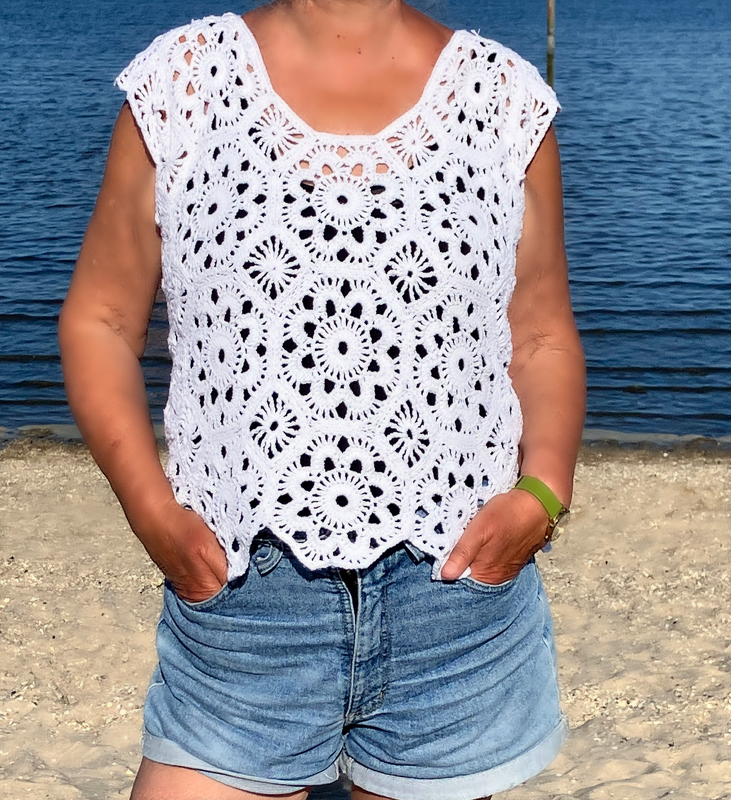 Shirt aus Achtecken - Häkelanleitung - Bild 15
