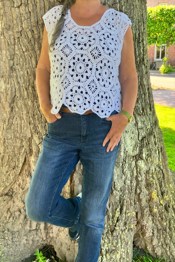 Shirt aus Achtecken - Häkelanleitung