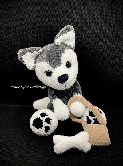 Husky häkeln Anleitung Deutsch | Husky Amigurumi | Hund häkeln |Wolf häkeln