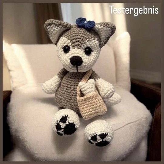 Husky häkeln Anleitung Deutsch | Husky Amigurumi | Hund häkeln |Wolf häkeln
