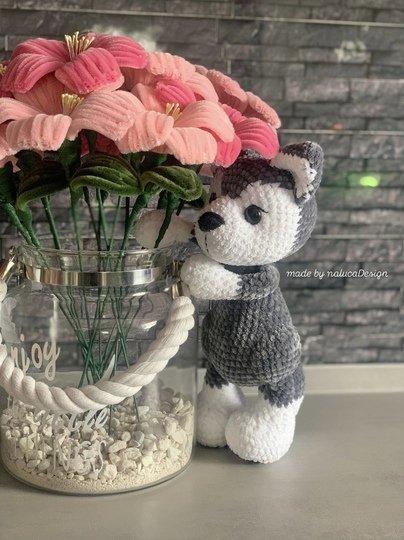 Husky häkeln Anleitung Deutsch | Husky Amigurumi | Hund häkeln |Wolf häkeln