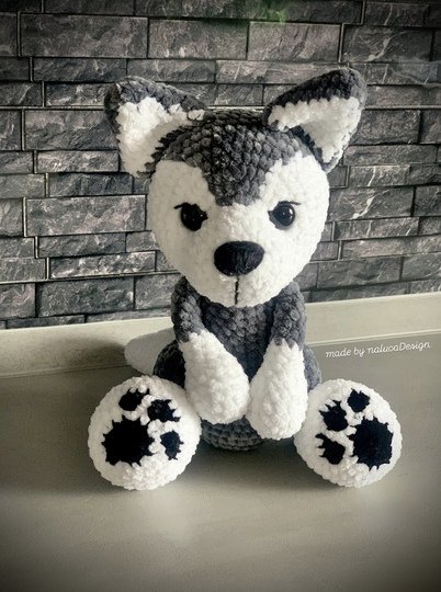 Husky häkeln Anleitung Deutsch | Husky Amigurumi | Hund häkeln |Wolf häkeln