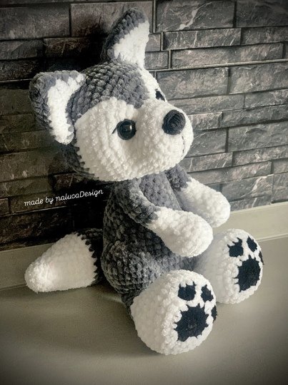 Husky häkeln Anleitung Deutsch | Husky Amigurumi | Hund häkeln |Wolf häkeln