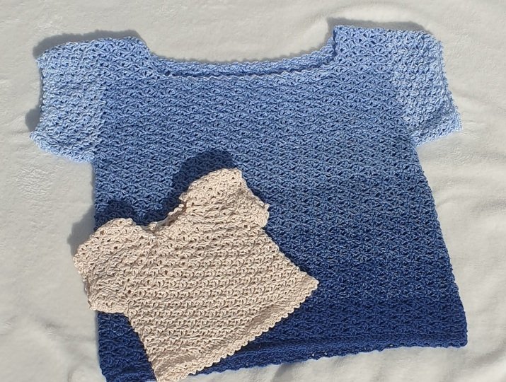 Häkelanleitung Sommer-Top „Lace-Romantik" Sommershirt im Spiral-Flow