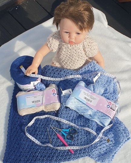 Häkelanleitung Sommer-Top „Lace-Romantik" Sommershirt im Spiral-Flow