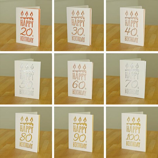 Karte Alles Gute zum Geburtstag Rund Plotterdatei