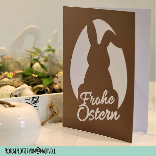 "Happy Easter" Card Cutting File